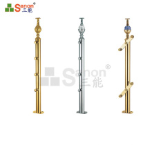 Handrail bracket for tube railing bracket baluster design for glass balcony